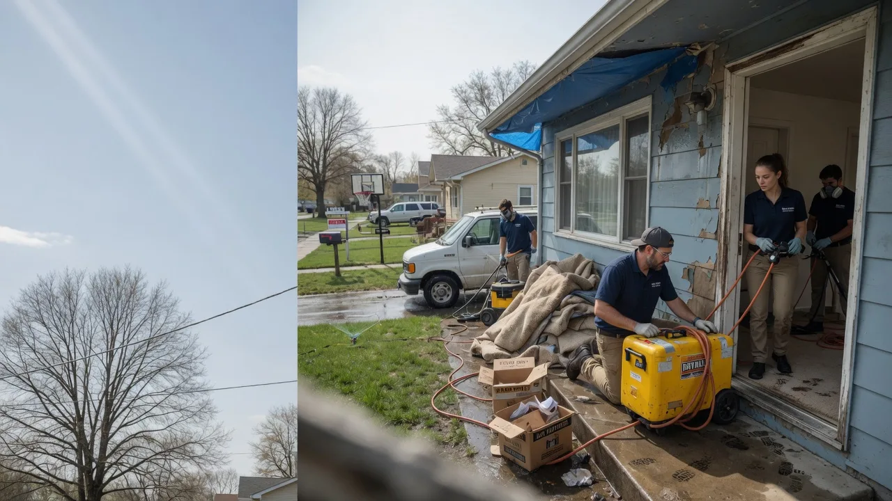 Basement Flood Cleanup in Royal, IL near me
